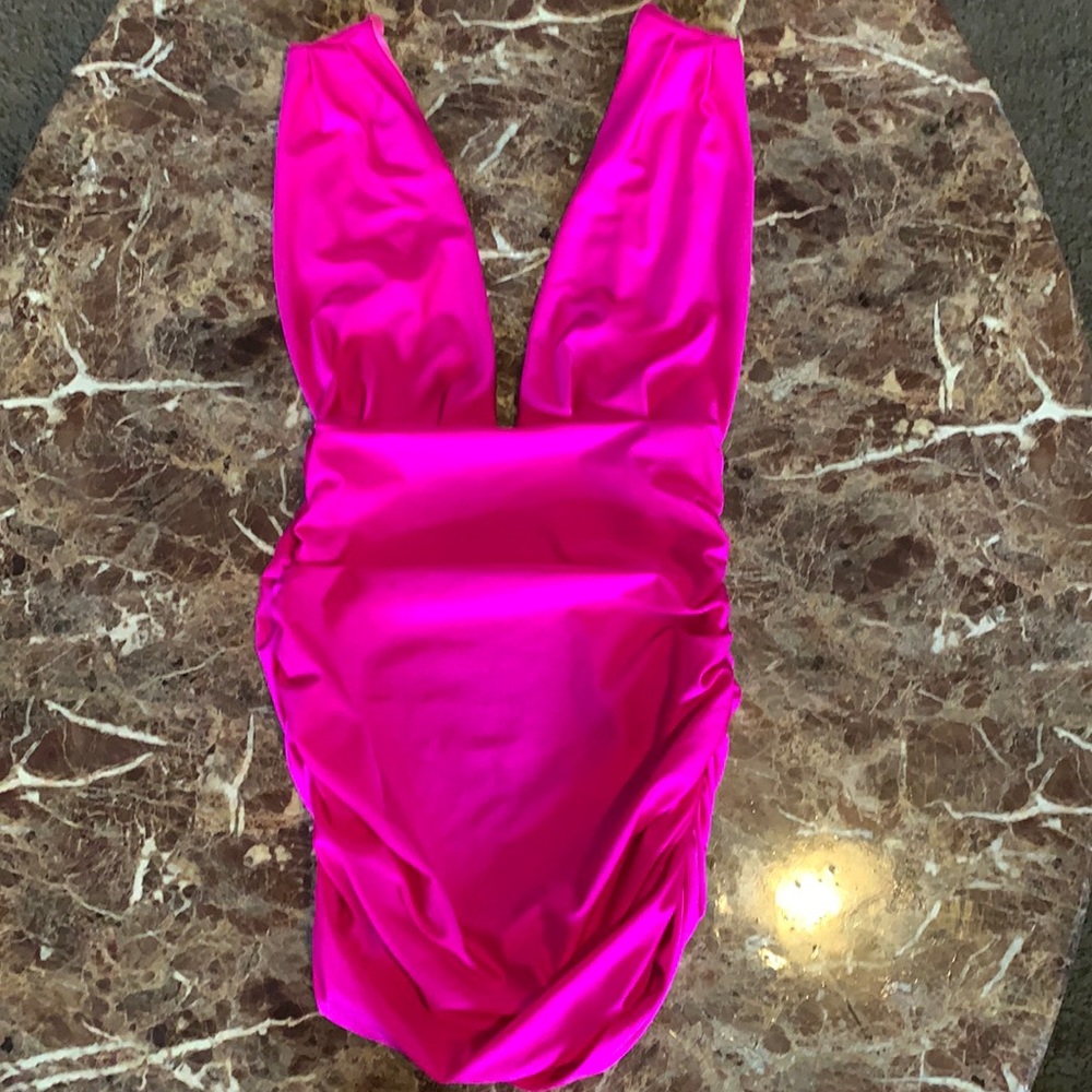 Pink Suspender Dress